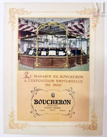 Boucheron en la Exposición Universal de 1900. Anun