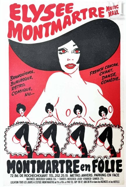 Montmartre en Folie Elysée Montmartre Music Hall B