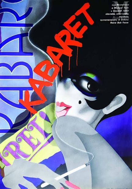Cartel de la película «Cabaret», de Bob Fosse, con