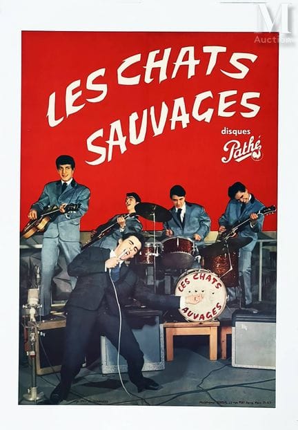 Les Chats Sauvages  ( Dick Rivers) Disques Pathé r