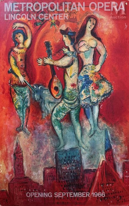 CHAGALL MARC
Carmen, Ópera Metropolitana del Linco