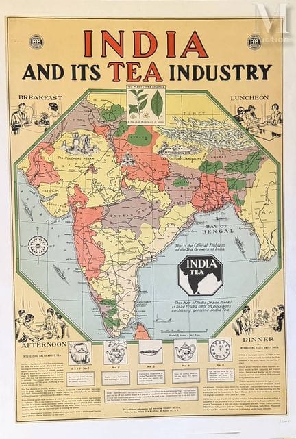 La India y su industria del té  Desayuno-almuerzo 