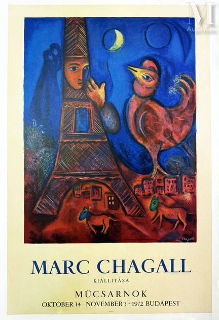 CHAGALL MARC
Marc Chagall, Kiallitasa Mucsarnok, B