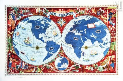 BOUCHER LUCIEN
Planisfero Air France Rosso
Perceva