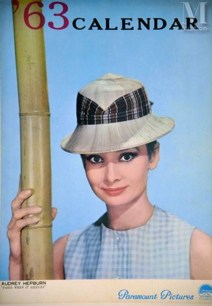 Audrey Hepburn «Paris when it sizzles» Calendario 