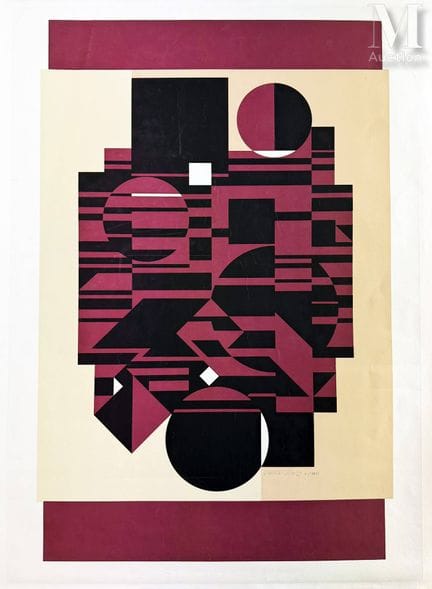 VASARELY VICTOR
Composición en serigrafía de Vasar