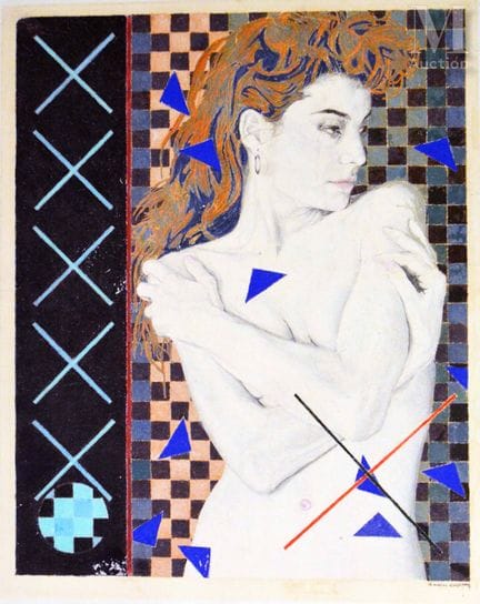 MULLEY
Elie Meideros gouache& Pastel signée
Saint 