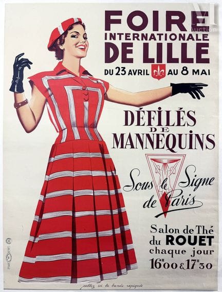 Desfile de modelos «Sous Le Signe de Paris», Feria