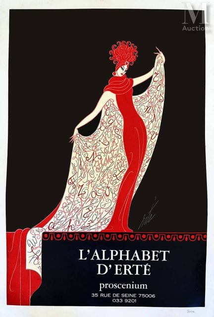 ERTE
El alfabeto de Erte Proscenium París
Saint-Ma