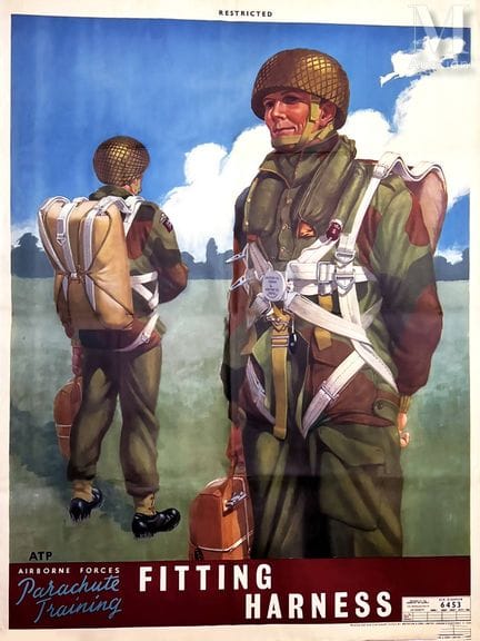 Arnés de entrenamiento de paracaidismo para combat