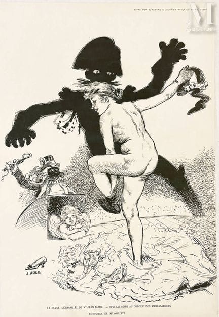 WILLETTE ADOLPHE
La revista «Déshabillée» del Sr. 