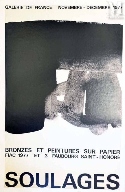 SOULAGES PIERRE
Bronces y pinturas sobre papel de 