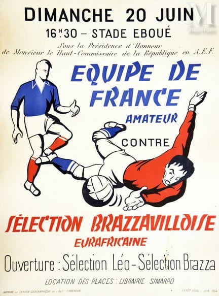 Selección euroafricana de Francia. Estadio Eboué.
