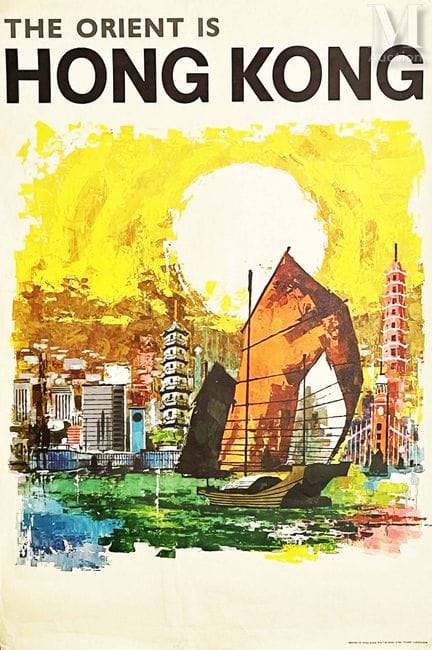 The Orient is Hong Kong BOAC Muy raro
Hong Kong
  