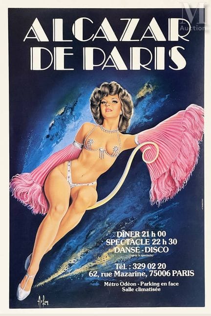 ASFAY
Alcázar de París
Cartel montado sobre lienzo