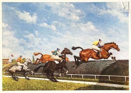 MARCHAND ANDRE
Steeple Chas en Longchamp, París
Sa