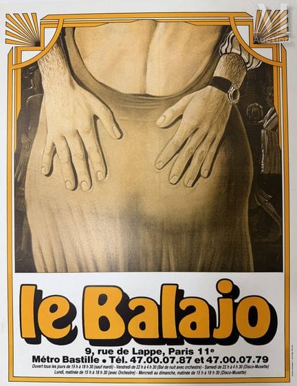 DEMOULIN J.
Le Balajo, 9 rue Lappe, París 11
Impre