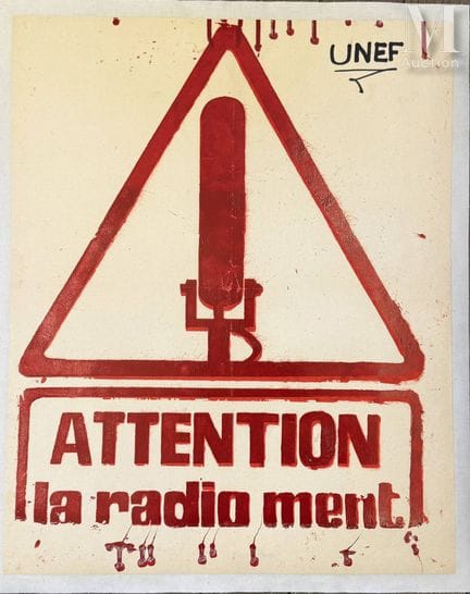 Atención: «La Radio Ment» de la UNEF. Cartel de ma