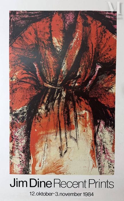 吉姆·戴恩
吉姆·戴恩近期版画展 1984年10月12日至11月3日
1  海报  未裱布 /  复