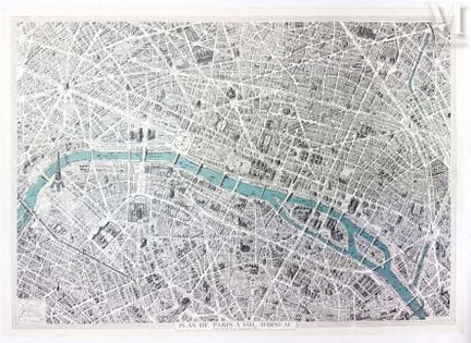 Mapa de París de Vol D'oiseua
Blondel La Rougerie
