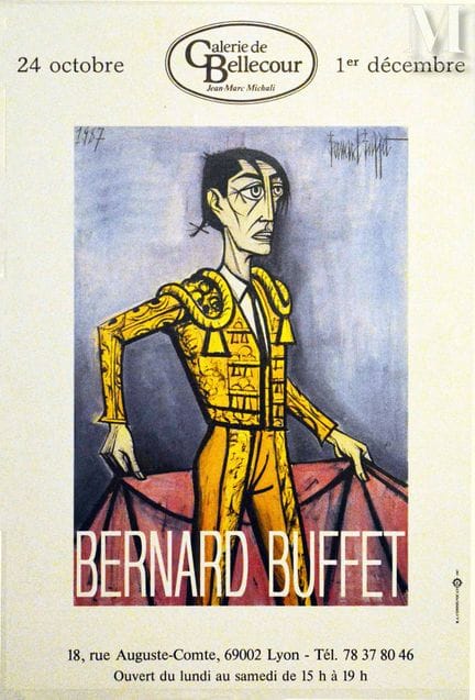 BERNARD BUFFET
Bernard Buffet, Galería Bellecour, 