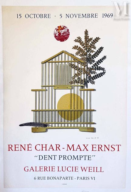 ERNST MAX
René Char, Max Ernst, Dent Prompte, Gale