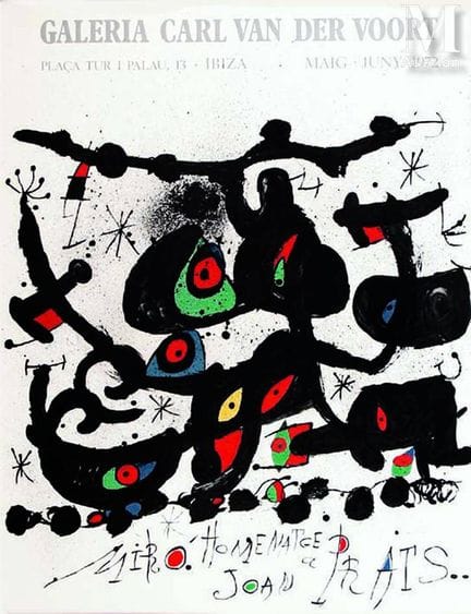 MIRO JOAN
Miro: Homenaje a Joan Prats. Galería Car