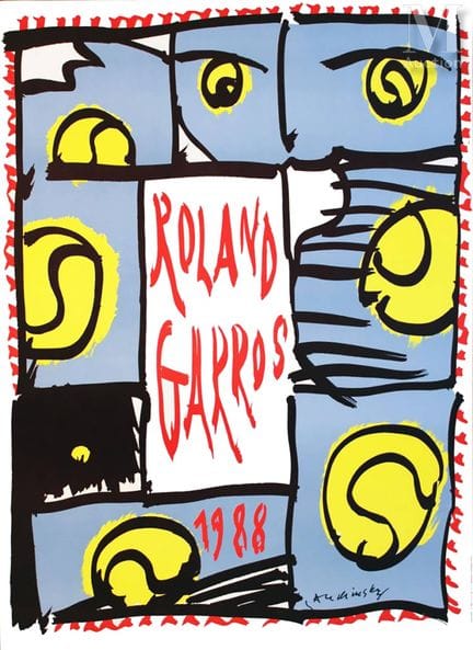 ALECHINSKY PIERRE
Roland Garros 1988. Por Alechins