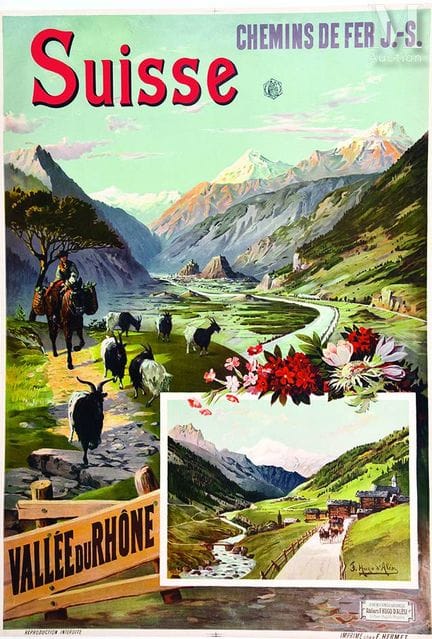 HUGO D'ALESI  F.
Crans-Montana, Suiza; Valle del R