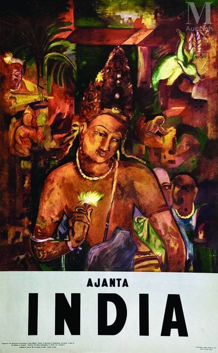 Ajanta India
Impreso en la India
  Cartel montado 
