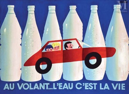 MORVAN HERVE
Al volante… El agua es vida. Gouache 