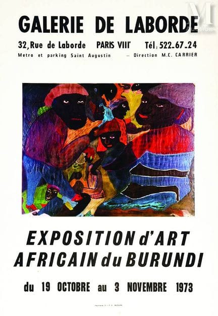 Exposición de arte africano de Burundi en la Galer