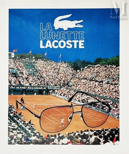 Las gafas Lacoste Central Roland Garros Bjorn Borg