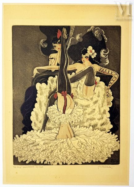 HLITUTIER KURT
«French Cancan», firmado por Kurt H