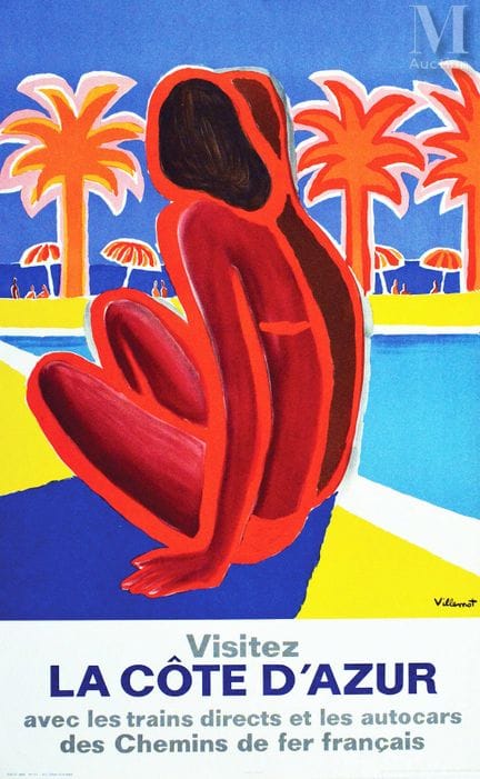 VILLEMOT BERNARD
Visita a la Costa Azul, 1968  Muj