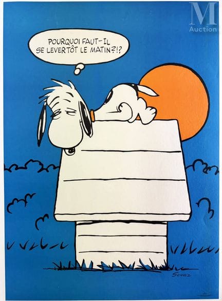 SCHULZ CHARLES MONROE
Snoopy: Why do we have to ge
