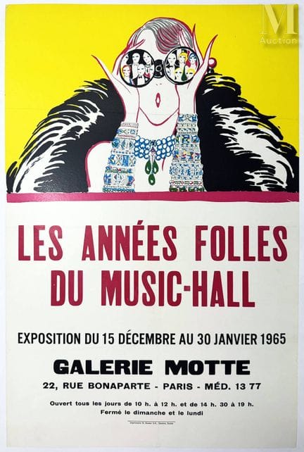 Los años locos del music hall. Galería Motte
H. St