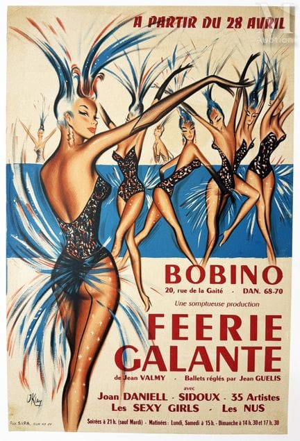 OKLEY
«Bobino Féerie Galante», de Jean Valmy
Saint