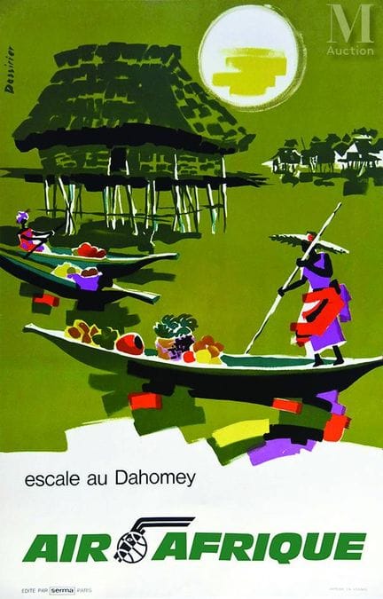 DESSIRIER
Dahomey Escale  Air Afrique
Serma
París
