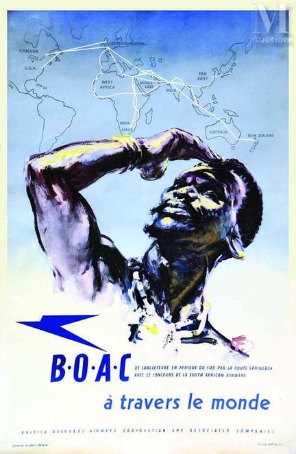 O. F.
África BOAC por todo el mundo
Gran Bretaña
 