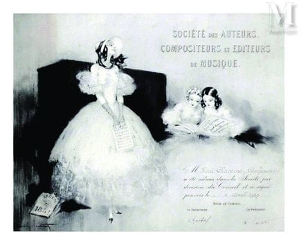 ICART LOUIS
SACEM  Sociedad de Autores, Compositor