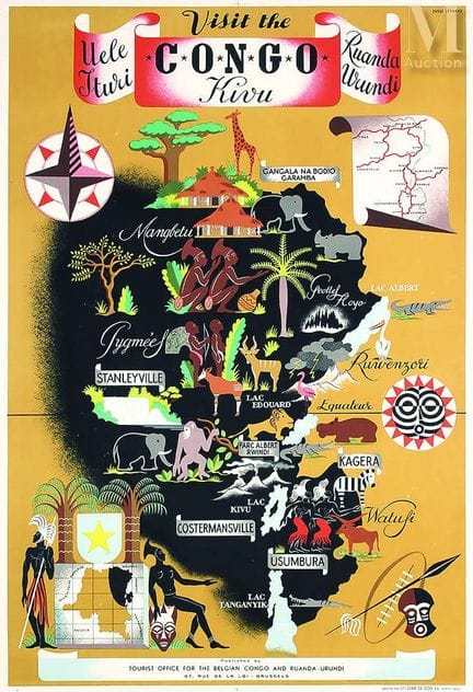 LEONARD JOSSE
Congo, Kivu, Urundi, Ruanda. Raro
Je