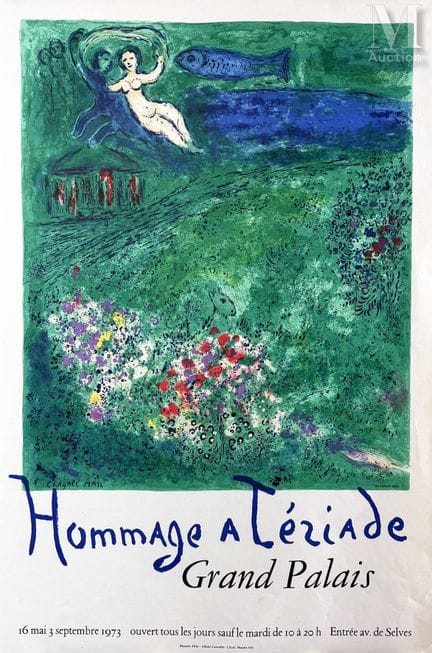MARC CHAGALL
Homenaje a Tériade, Grand Palais, Mar