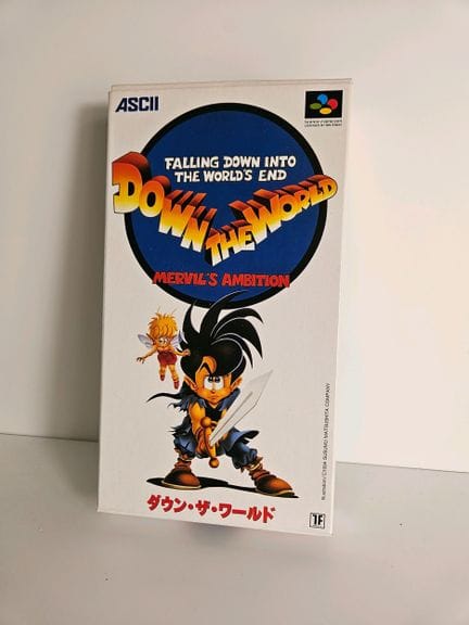 NINTENDO - SUPER FAMICOM. Jeu : Down the World. Co