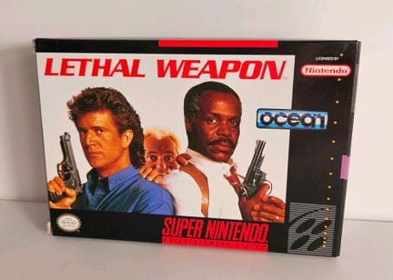 NINTENDO - SUPER NES. Jeu : Lethal Weapon/ L'Arme 