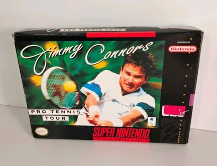 NINTENDO - SUPER NINTENDO. Jeu : Jimmy Connors Pro