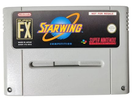 SUPER NINTENDO - NINTENDO - Gioco Starwing, versio