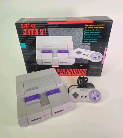 NINTENDO - SUPER NINTENDO. Console Super Nes Contr