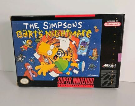 NINTENDO - SUPER NINTENDO. Jeu : The Simpsons: Bar