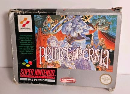 NINTENDO - SUPER NES. Jeu : Prince of Persia. Comp
